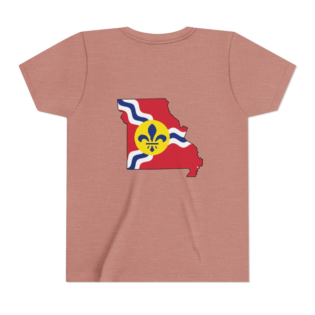 "From the Lou and I'm... Proud" St. Louis Flag Kids Shirt