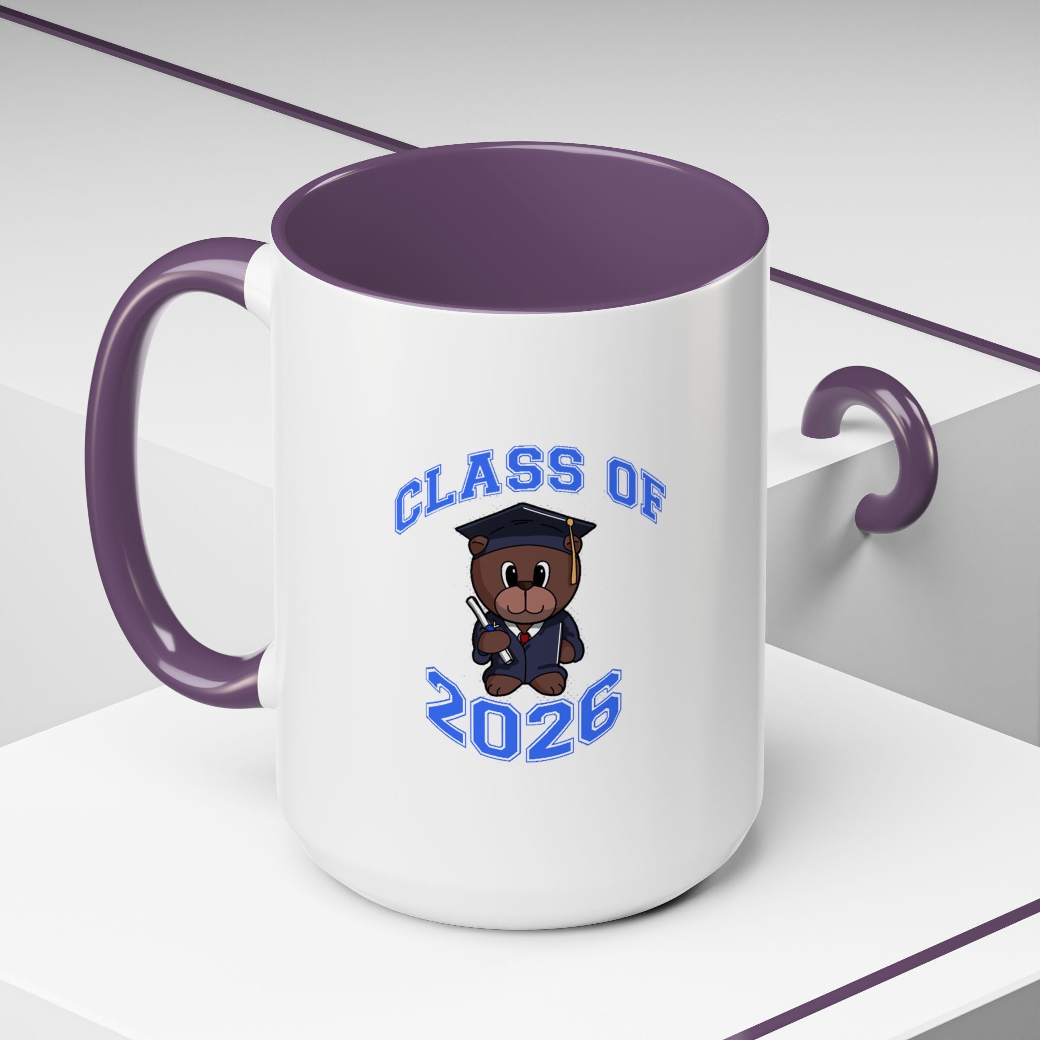 Graduation 2026 Accent Coffee Mug — Class of 2026 Grad Gift