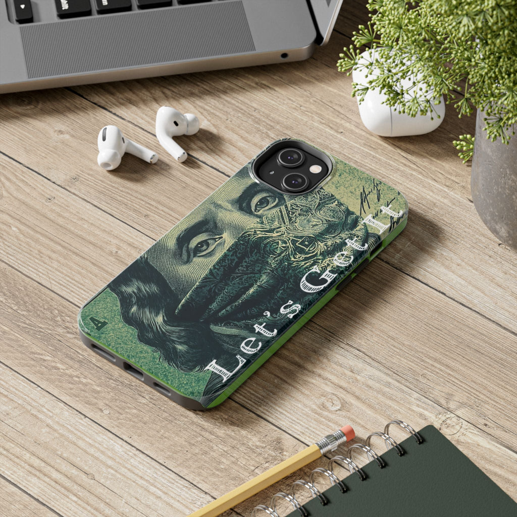 Ben Franklin "Let's Get It" Bandana Design Tough Phone Case Printify Phone Case  314 Originals
