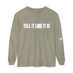 Tell It Like It Is Long Sleeve Tee — "No Scripts... No Filters... No Bullsh*t" Statement Shirt Printify Long-sleeve  314 Originals