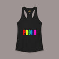 'PROUD' Women's Ideal Racerback Tank Printify Tank Top  314 Originals