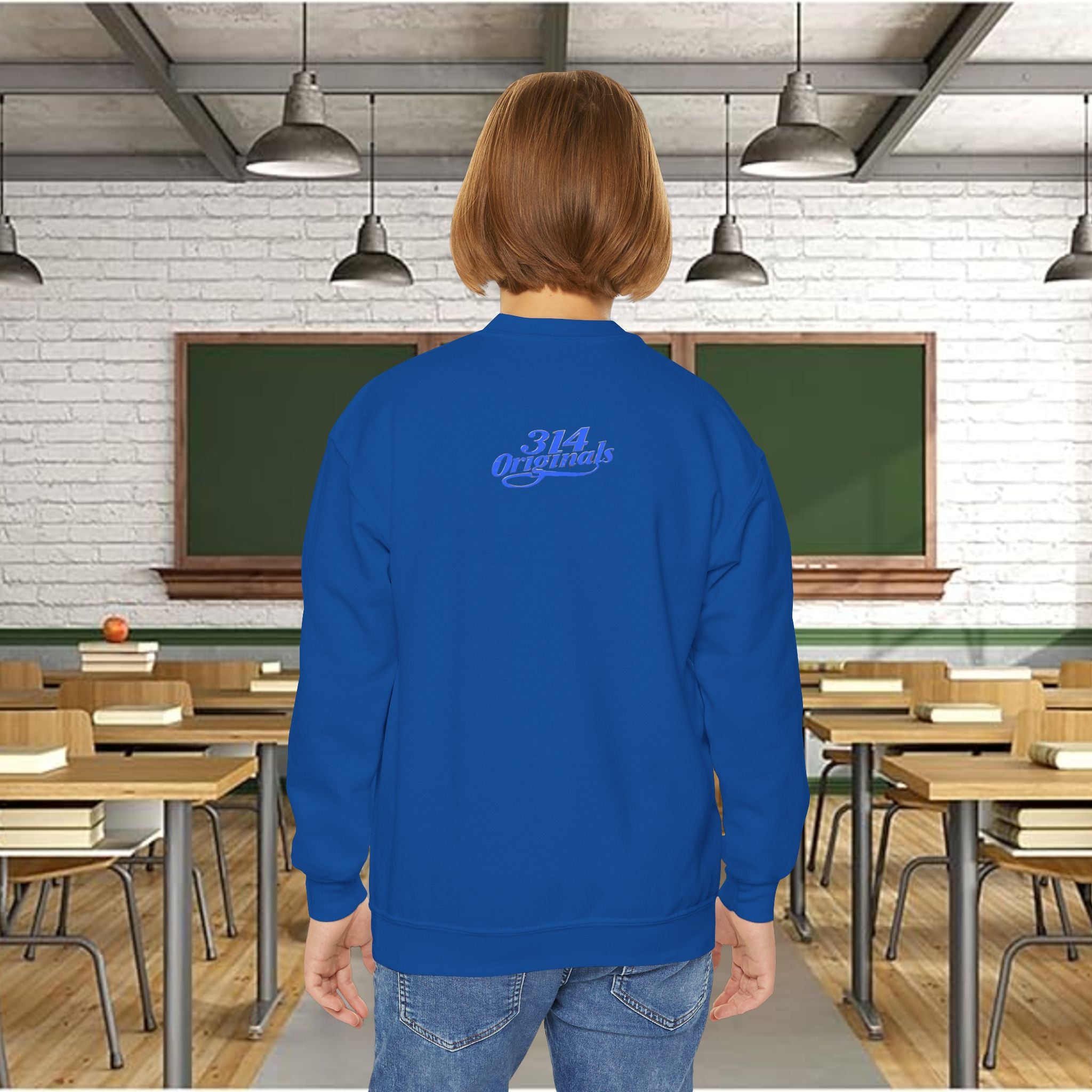 Class of 2026 Youth Crewneck Sweatshirt – Graduation Bear Design