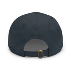 314 Originals Leather Patch Dad Hat — Retro Script Baseball Cap - 314 Originals