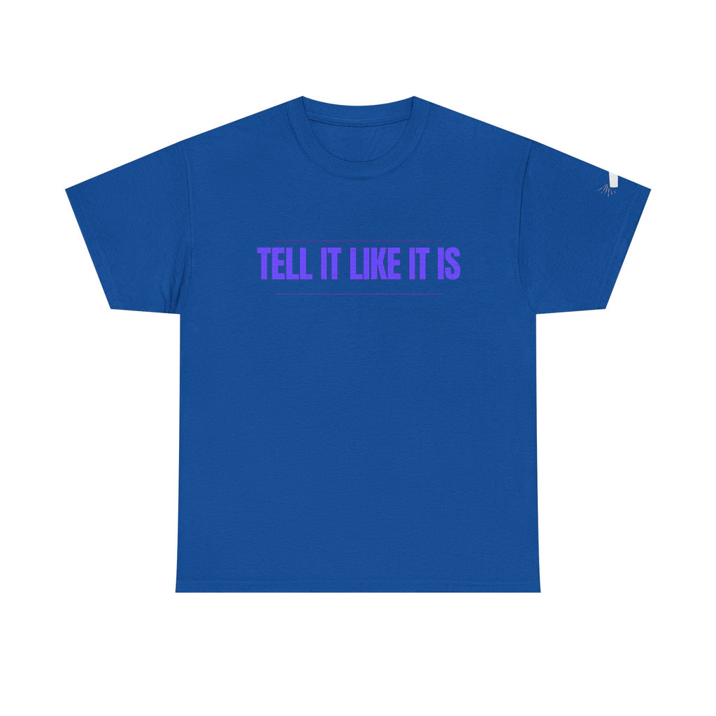 Tell It Like It Is Podcast — Bold Statement Graphic T‑Shirt ("No Scripts… No Filters… No Bullsh*t") Printify T-Shirt  314 Originals