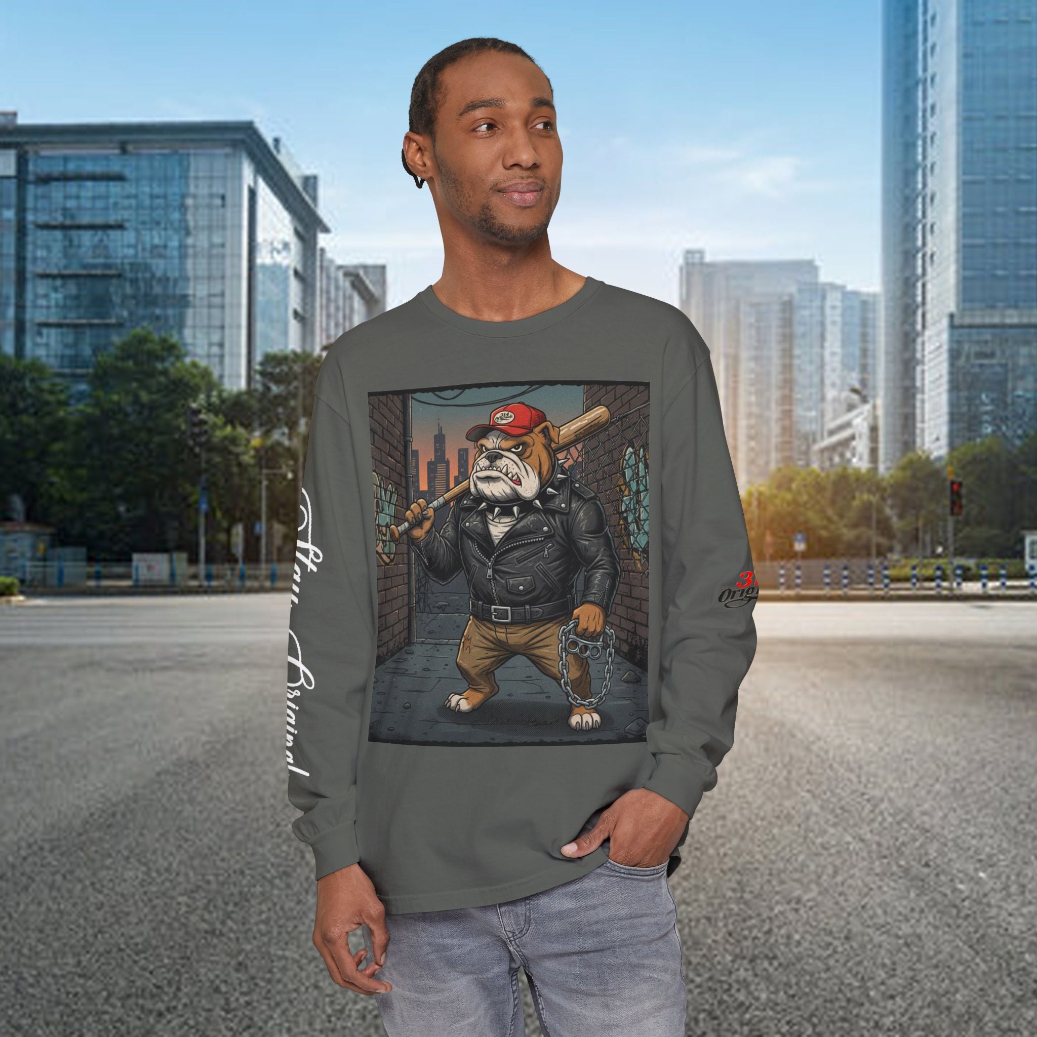 Stay Original Bulldog Brawler Long Sleeve T‑Shirt - 314 Originals