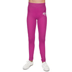 Pink 314 Script Kids' Printed Leggings - 314 Originals