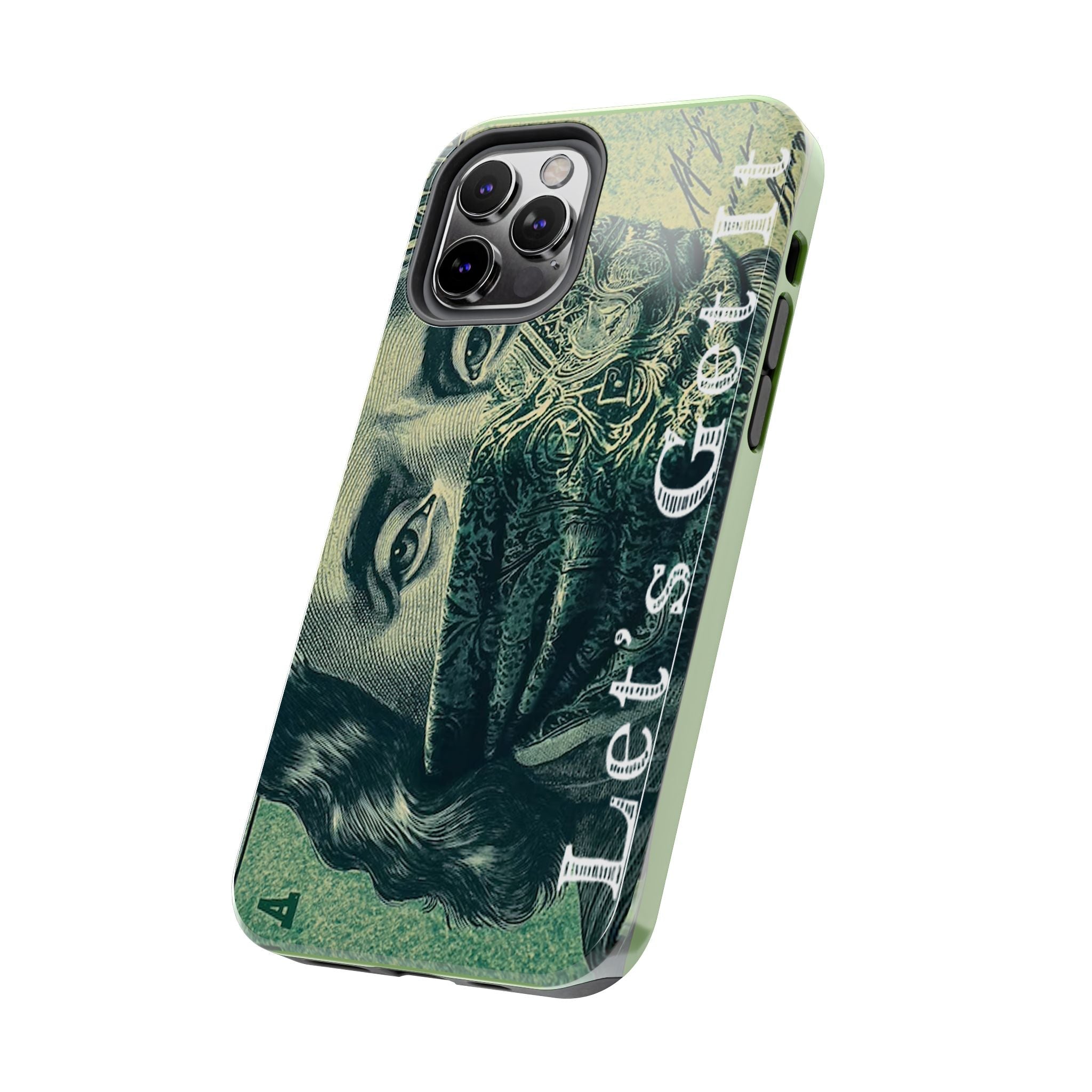 Ben Franklin "Let's Get It" Bandana Design Tough Phone Case Printify Phone Case  314 Originals