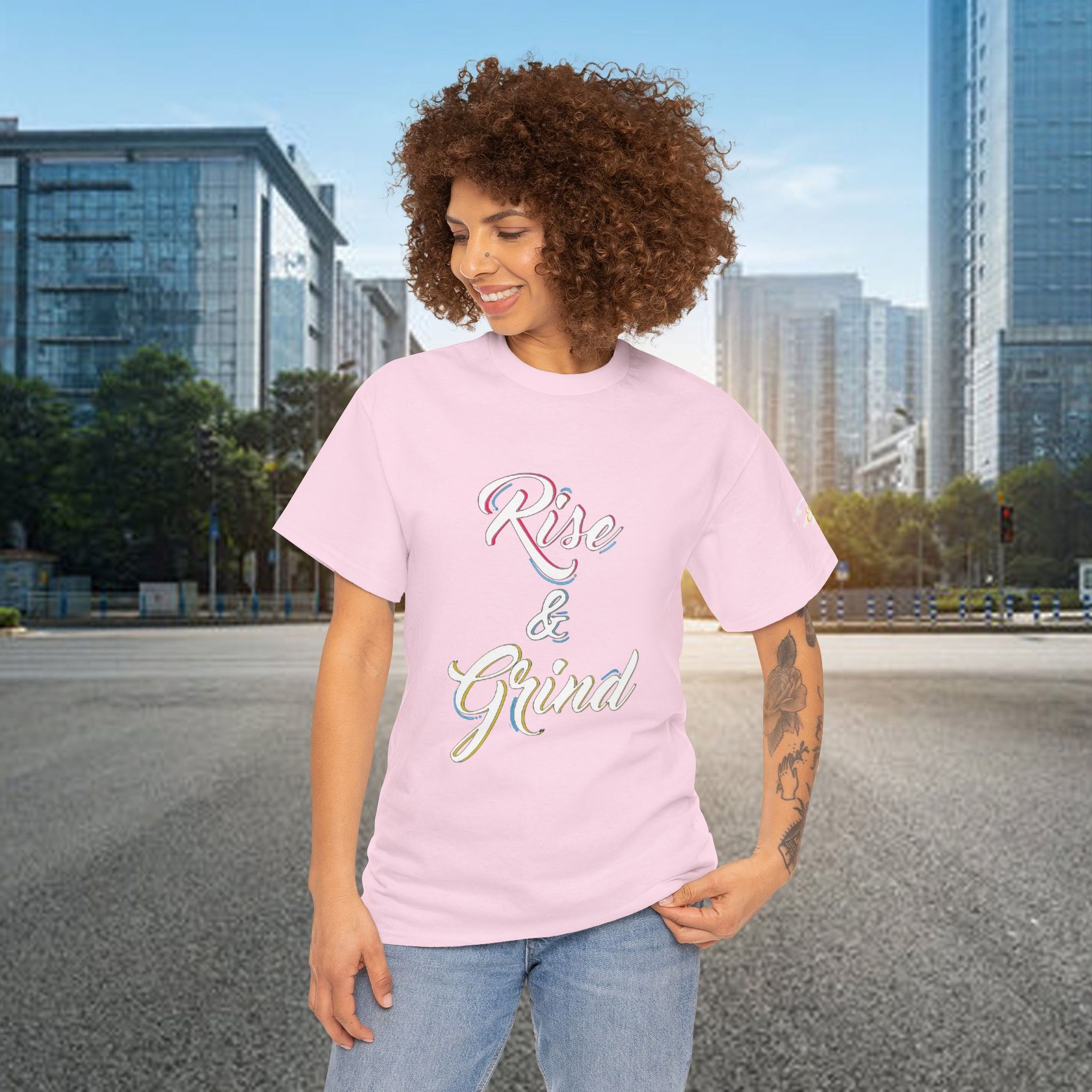 Rise & Grind T-Shirt — Motivational Graphic Tee for Hustle Mindset - 314 Originals