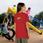 Girl's "Favorite Kid" Retro Yellow & Green Graphic T-Shirt - 314 Originals
