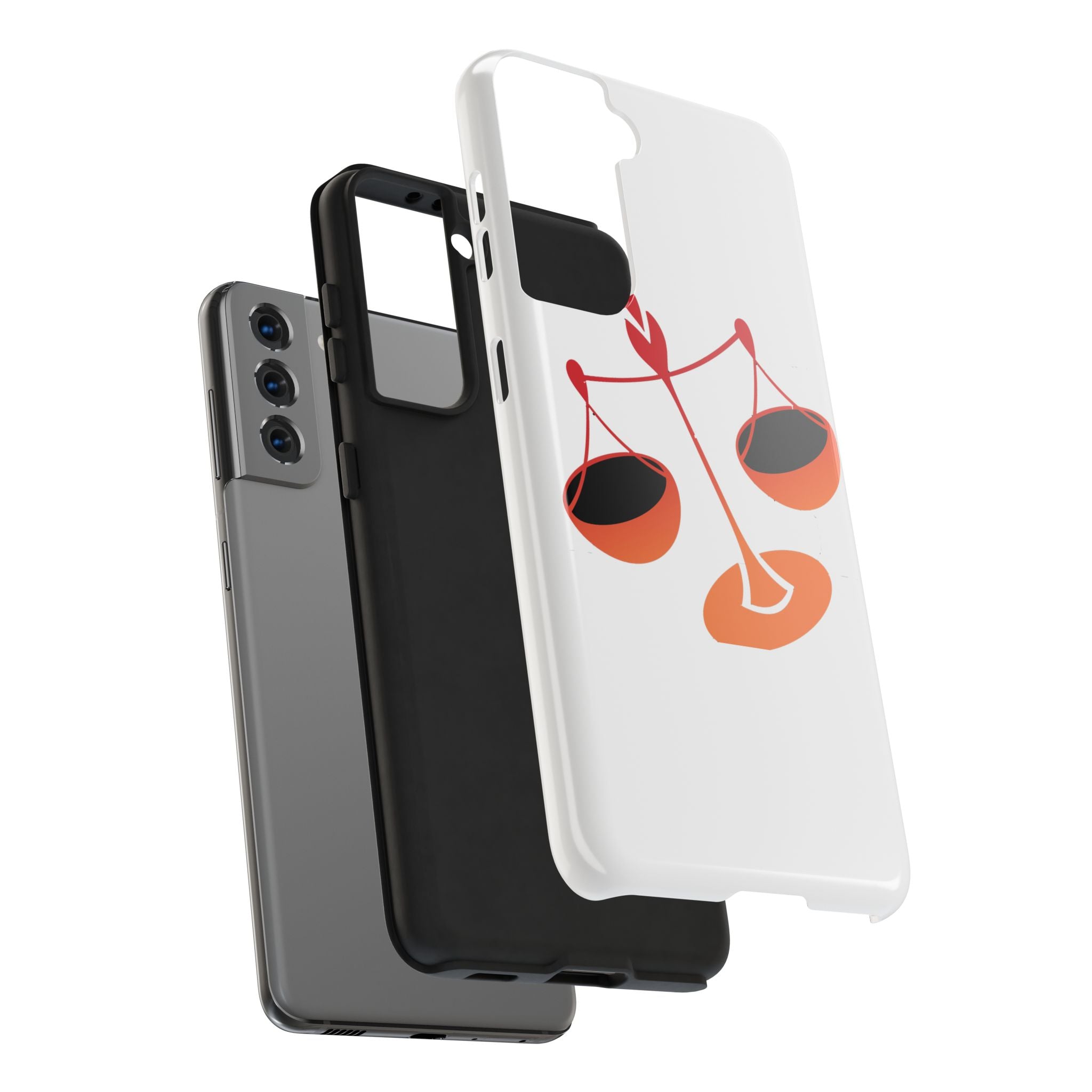 Libra Scales Phone Case — Zodiac Balance Tough Protective Cover Printify Phone Case  314 Originals