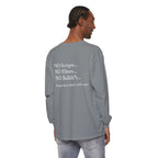 Tell It Like It Is Long Sleeve Tee — "No Scripts... No Filters... No Bullsh*t" Statement Shirt Printify Long-sleeve  314 Originals