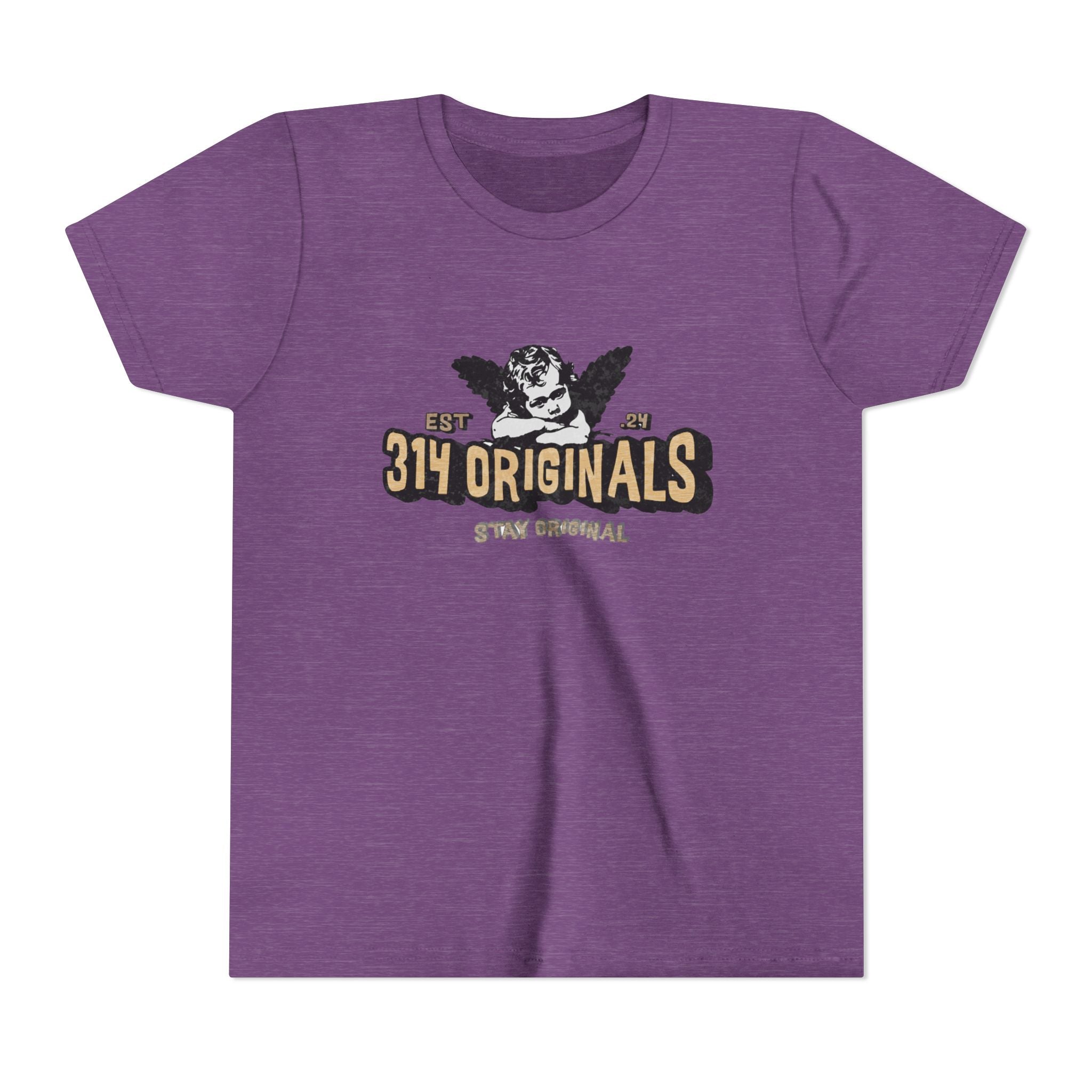 314 Originals Youth Tee - Vintage Cherub Graphic Kids T-Shirt Printify Kids clothes  314 Originals