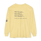 Tell It Like It Is Long Sleeve Tee — "No Scripts... No Filters... No Bullsh*t" Statement Shirt Printify Long-sleeve  314 Originals
