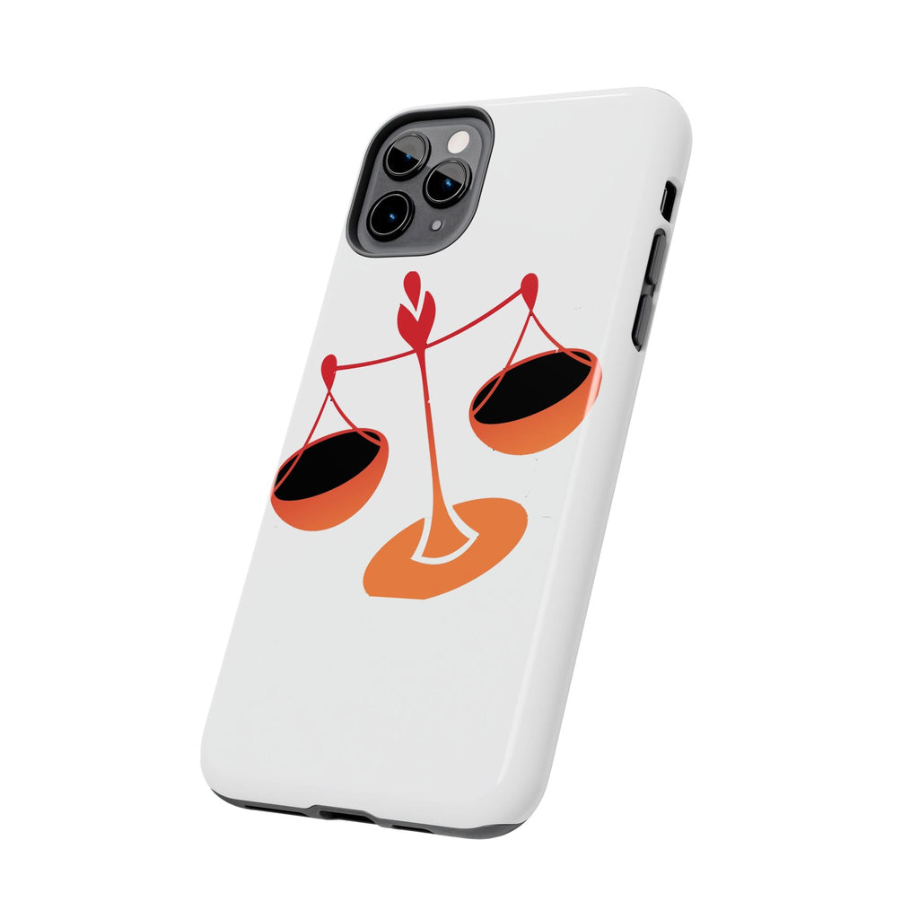 Libra Scales Phone Case — Zodiac Balance Tough Protective Cover Printify Phone Case  314 Originals