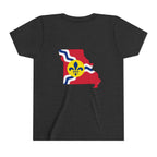 "From the Lou and I'm... Proud" St. Louis Flag Kids Shirt - 314 Originals