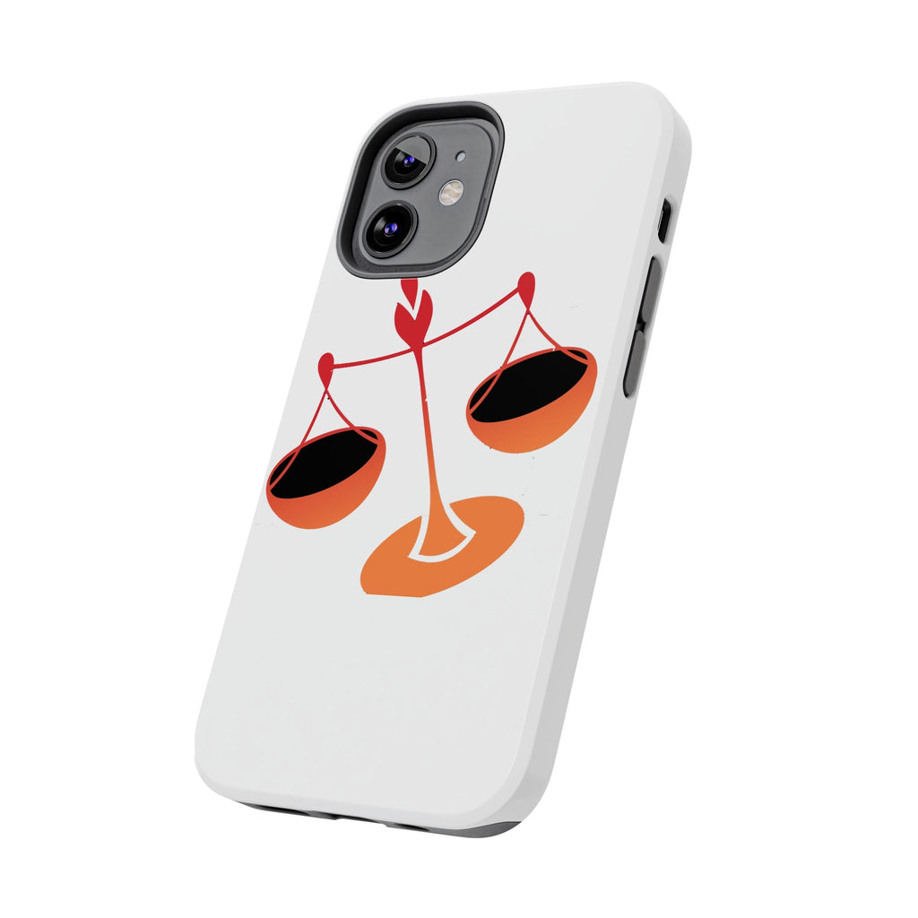 Libra Scales Phone Case — Zodiac Balance Tough Protective Cover Printify Phone Case  314 Originals