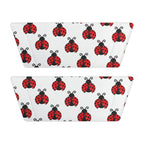 Youth Ladybug Slide Sandals — Removable Strap Cute Red Ladybug Pattern - 314 Originals