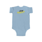 Baby Bodysuit – "Caution Cuteness Overload" Infant Onesie (314 Originals Back Logo) - 314 Originals