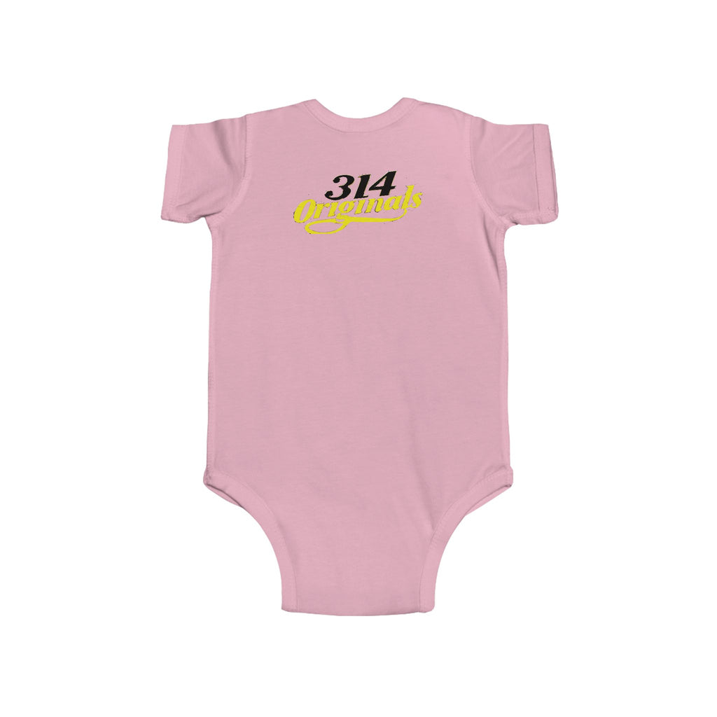 Baby Bodysuit – "Caution Cuteness Overload" Infant Onesie (314 Originals Back Logo) - 314 Originals
