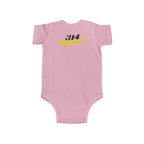 Baby Bodysuit – "Caution Cuteness Overload" Infant Onesie (314 Originals Back Logo) - 314 Originals