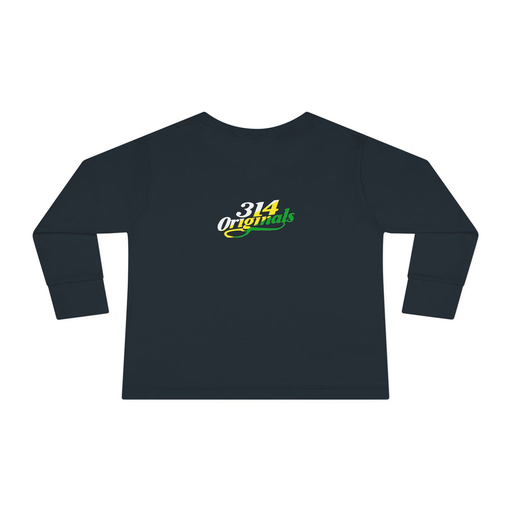 "Mom's Favorite Kid" Toddler Long Sleeve Tee — Graphic Shirt - 314 Originals