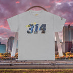 314 City Skyline T‑Shirt — St. Louis Area Code Tee - 314 Originals