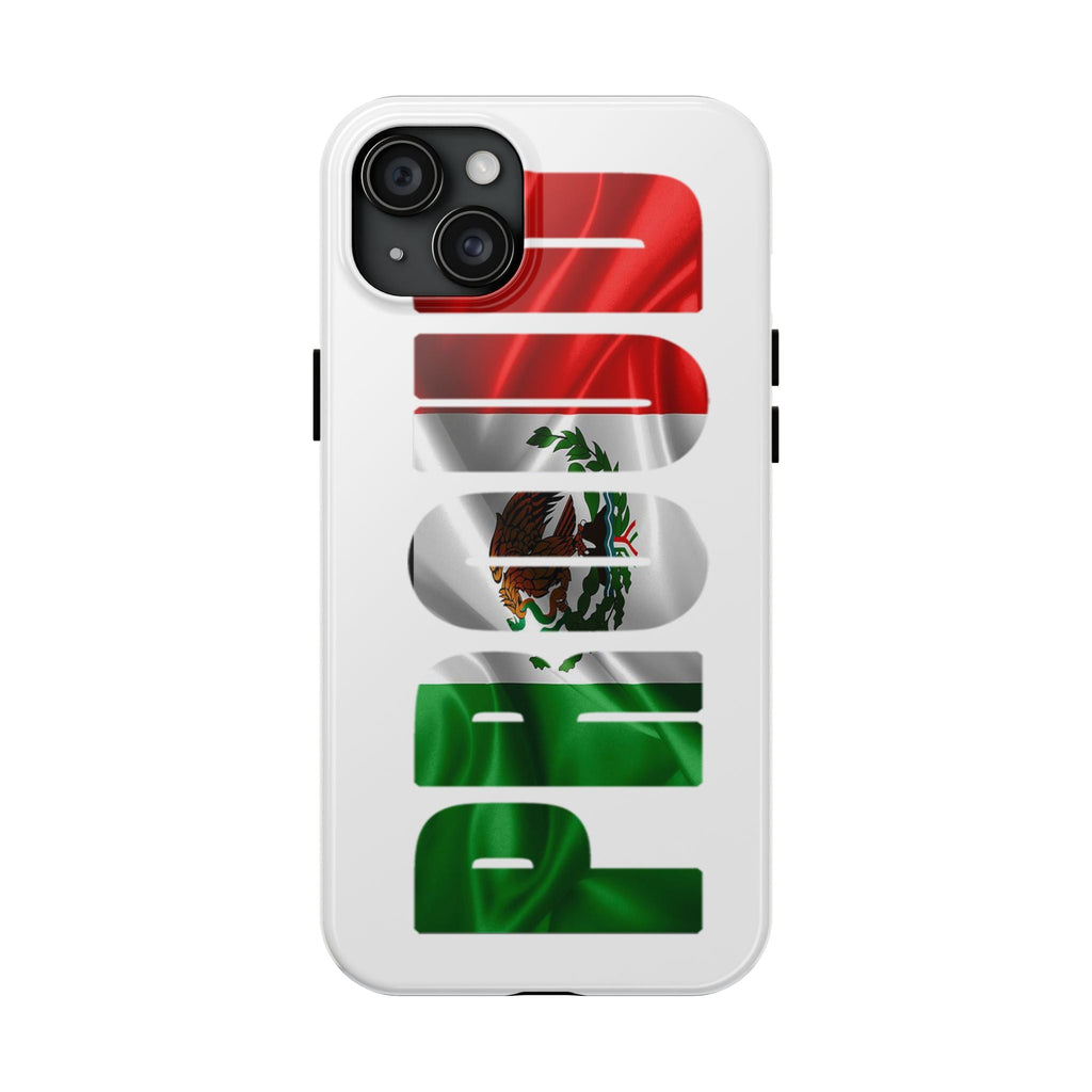 Mexico Pride Tough Phone Case — Mexican Flag Vertical 'PRIDE' Design Printify Phone Case  314 Originals