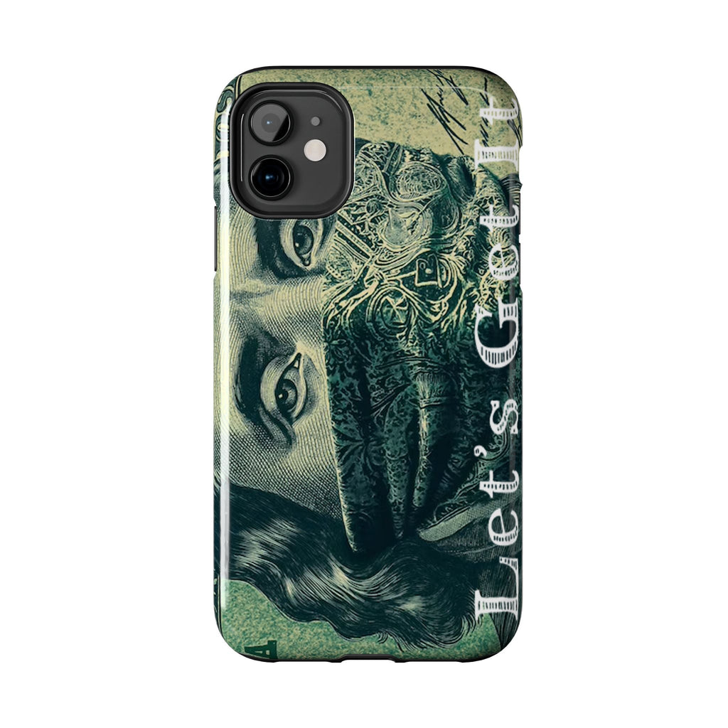Ben Franklin "Let's Get It" Bandana Design Tough Phone Case Printify Phone Case  314 Originals