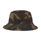 Camo Bucket Hat – Classic Woodland Camouflage Bucket Hat with 'U.S. Originals' Accent - 314 Originals