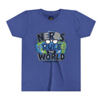"Nerds Rule the World" Graphic Youth Girls Tee Shirt