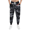 Black Camo 314 Originals Athletic Joggers – Retro Script Logo Sweatpants