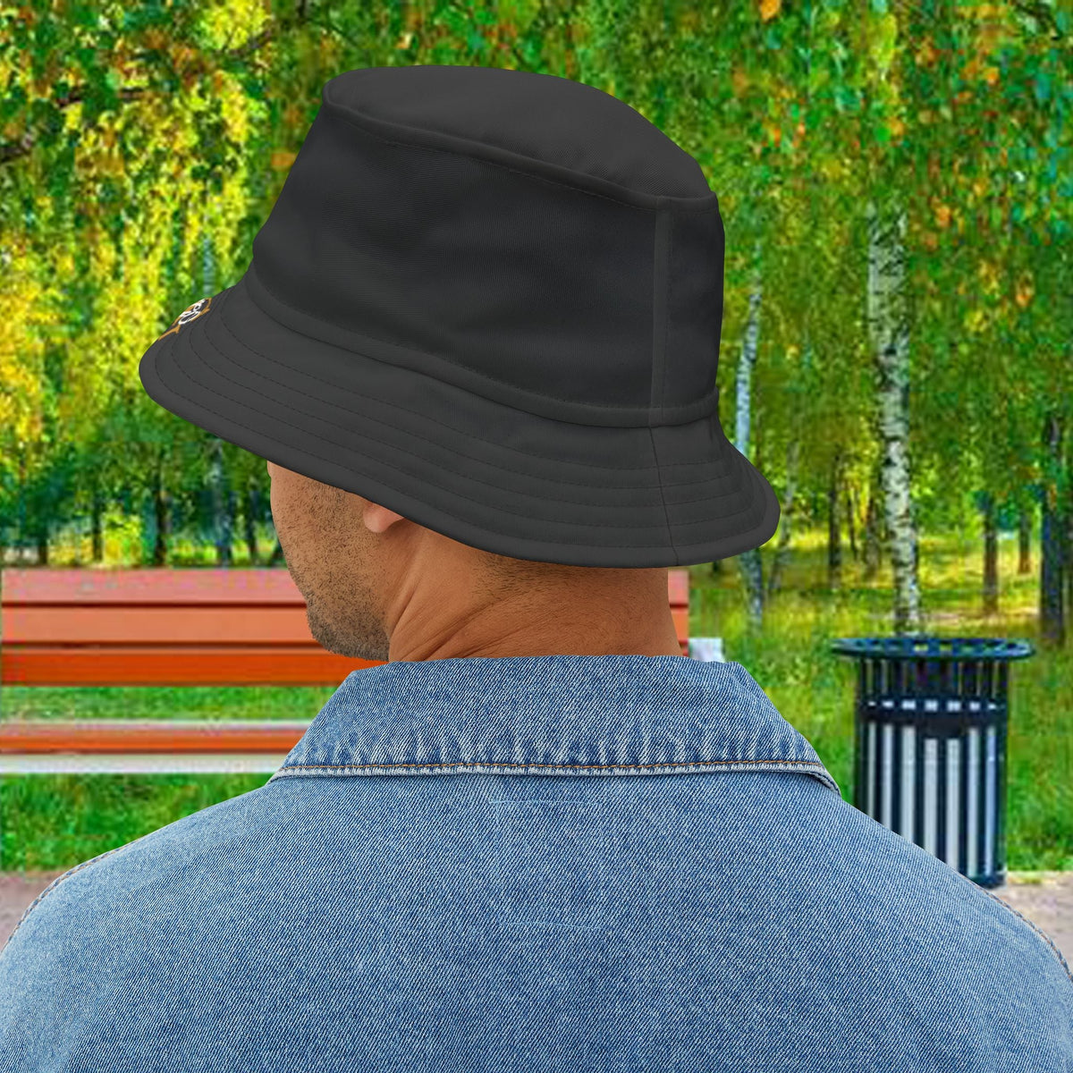 AGO Black Bucket Hat — Casual Sun Hat - 314 Originals