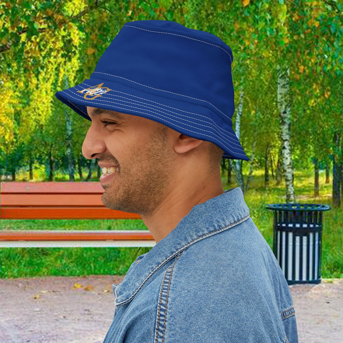 AGO Blue Bucket Hat — Casual Sun Hat - 314 Originals