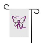 Alzheimer's Butterfly – “Fight for a Cure” Butterfly Ribbon Home Banner - 314 Originals