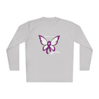 Alzheimer's Butterfly Long Sleeve Tee —Awareness Support Shirt - 314 Originals