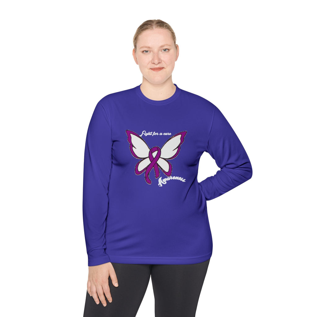 Alzheimer's Butterfly Long Sleeve Tee —Awareness Support Shirt - 314 Originals