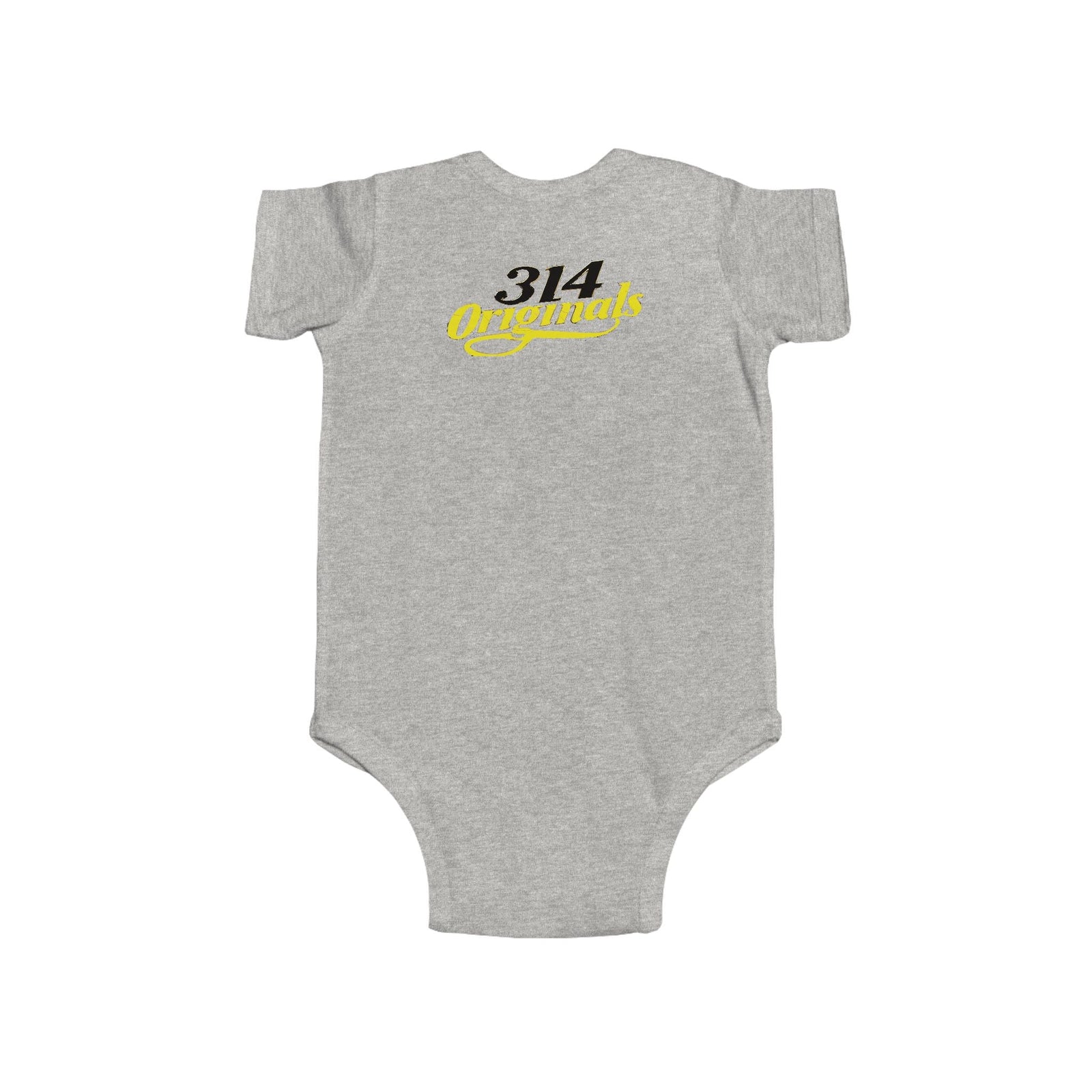 Baby Bodysuit – "Caution Cuteness Overload" Infant Onesie (314 Originals Back Logo) - 314 Originals