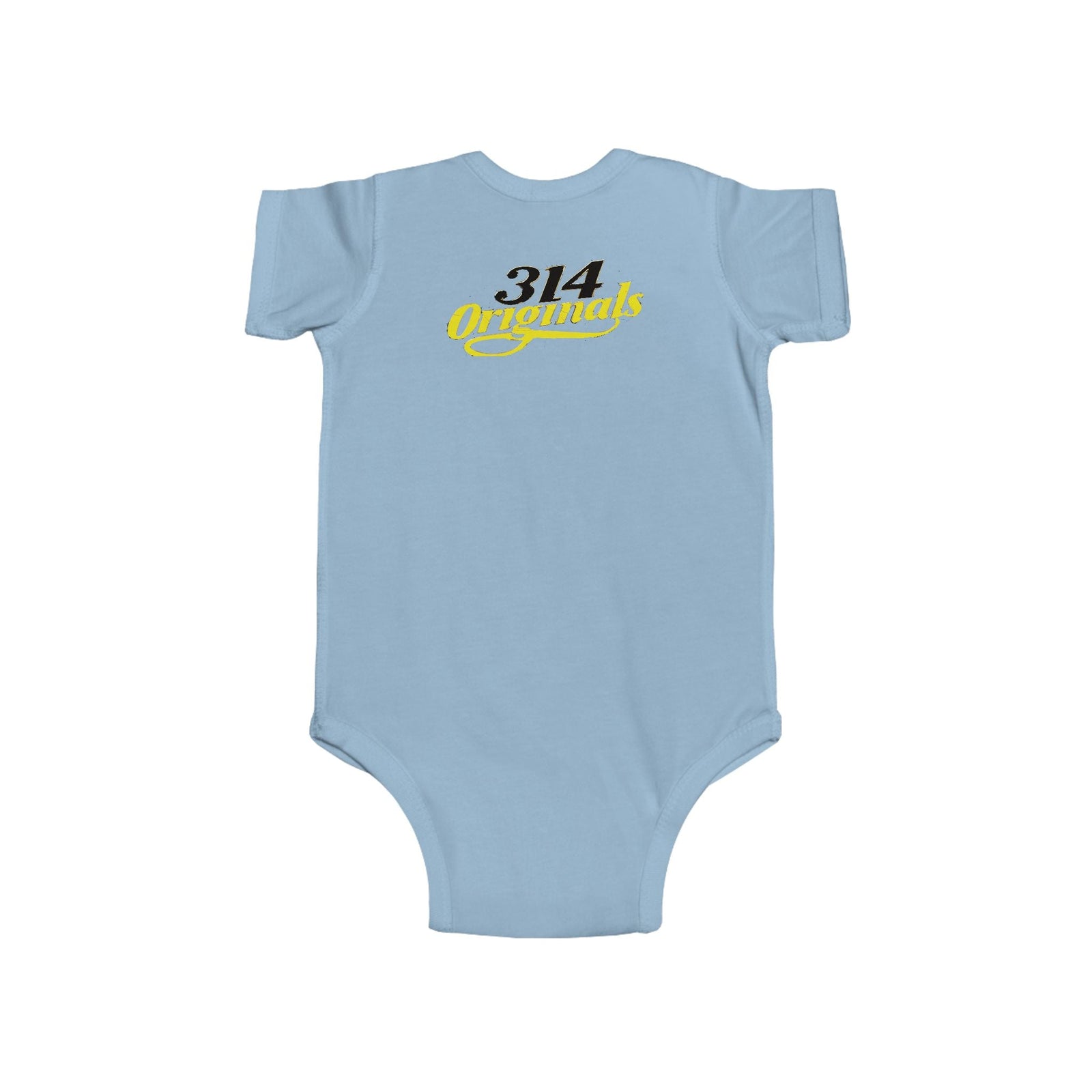 Baby Bodysuit – "Caution Cuteness Overload" Infant Onesie (314 Originals Back Logo) - 314 Originals