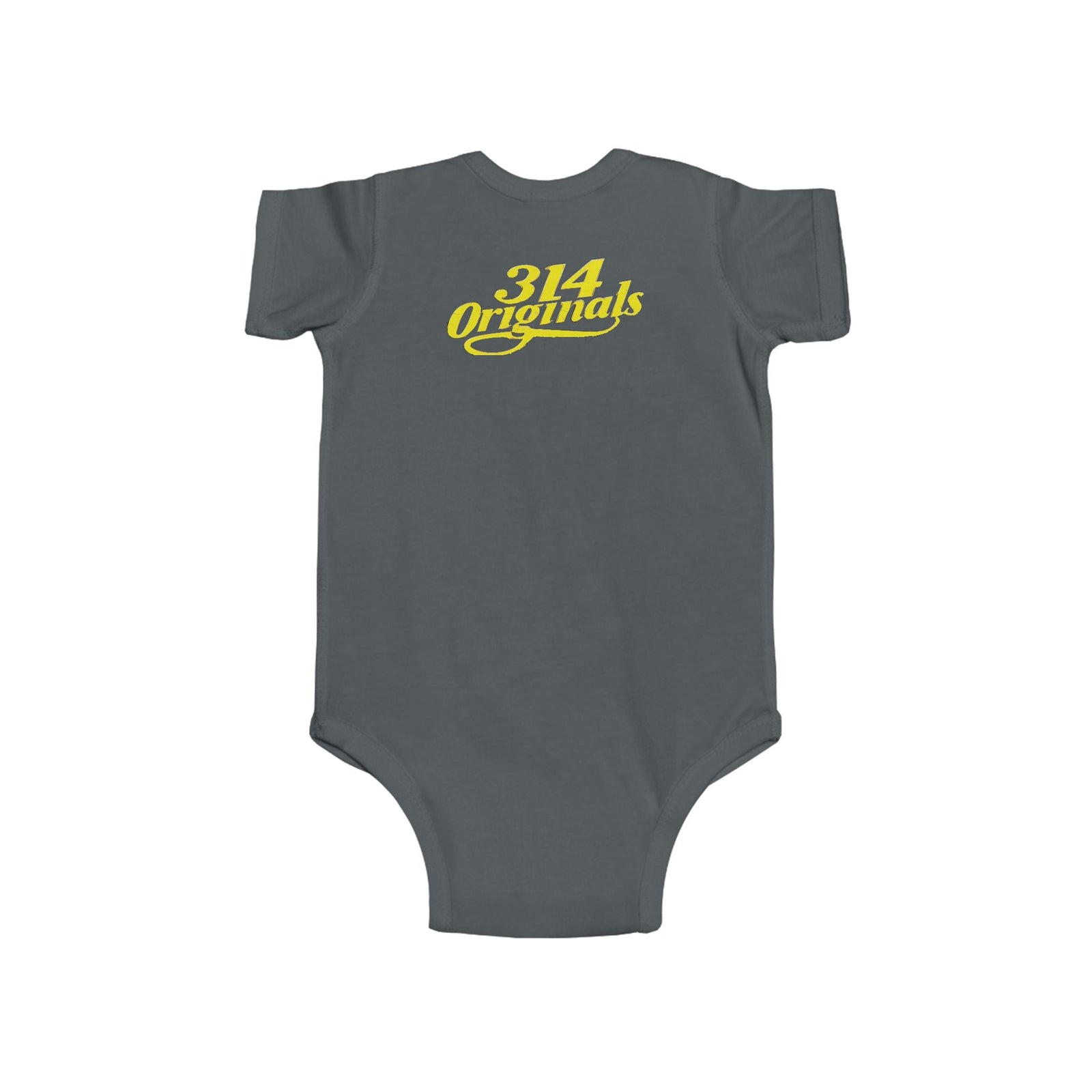 Baby Bodysuit – "Caution Cuteness Overload" Infant Onesie (314 Originals Back Logo) - 314 Originals