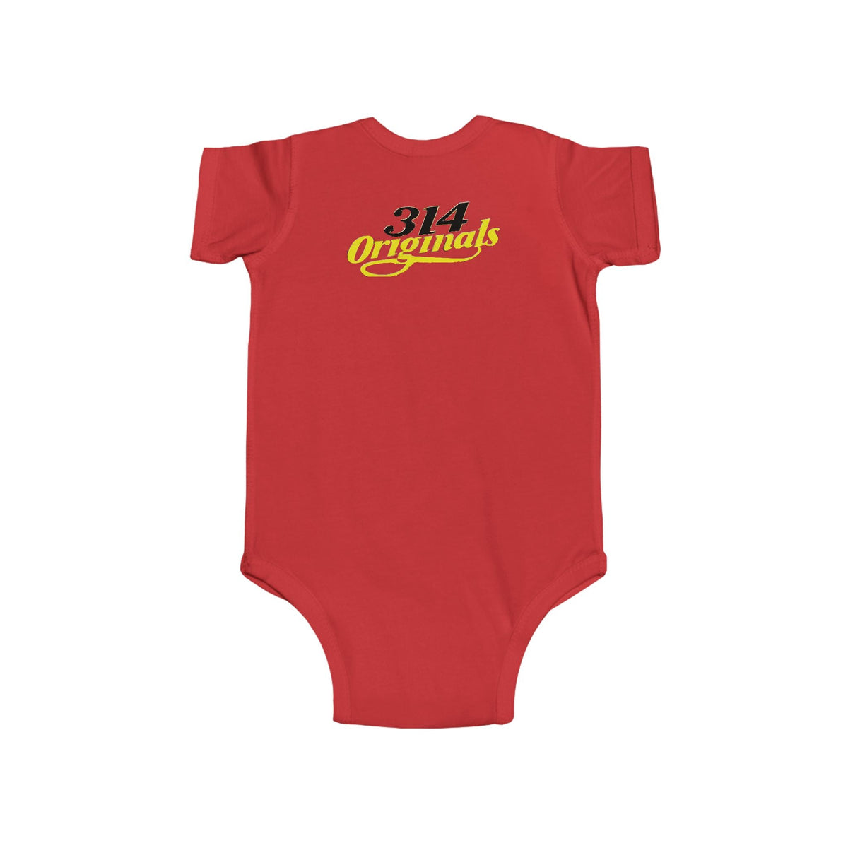Baby Bodysuit – "Caution Cuteness Overload" Infant Onesie (314 Originals Back Logo) - 314 Originals