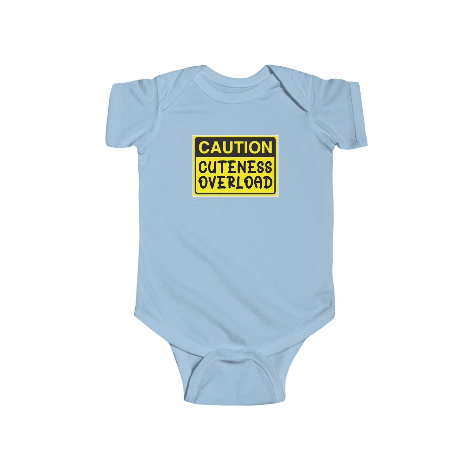 Baby Bodysuit – "Caution Cuteness Overload" Infant Onesie (314 Originals Back Logo) - 314 Originals