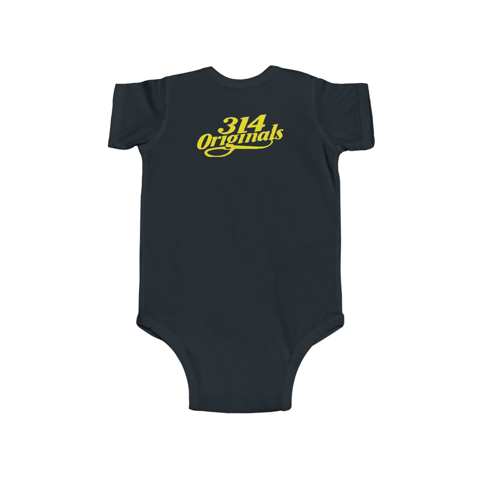 Baby Bodysuit – "Caution Cuteness Overload" Infant Onesie (314 Originals Back Logo) - 314 Originals