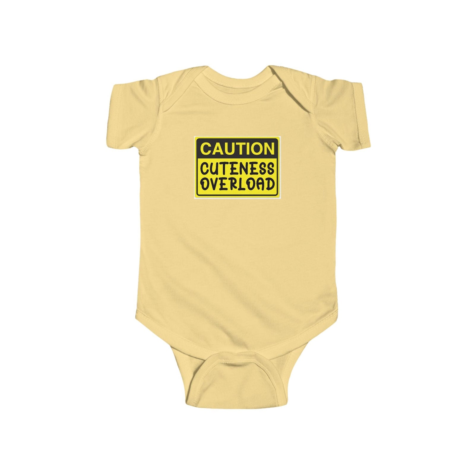 Baby Bodysuit – "Caution Cuteness Overload" Infant Onesie (314 Originals Back Logo) - 314 Originals