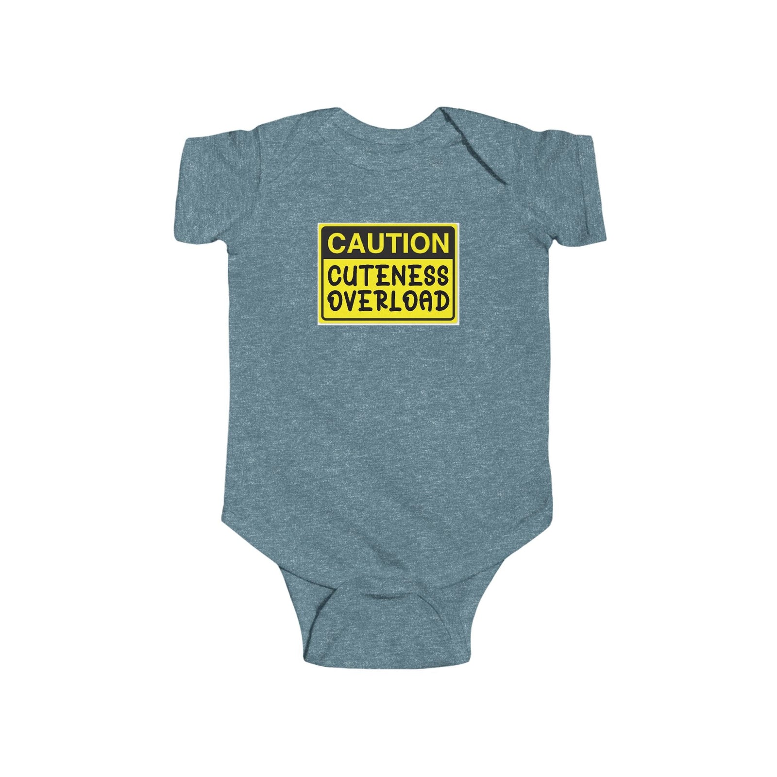 Baby Bodysuit – "Caution Cuteness Overload" Infant Onesie (314 Originals Back Logo) - 314 Originals