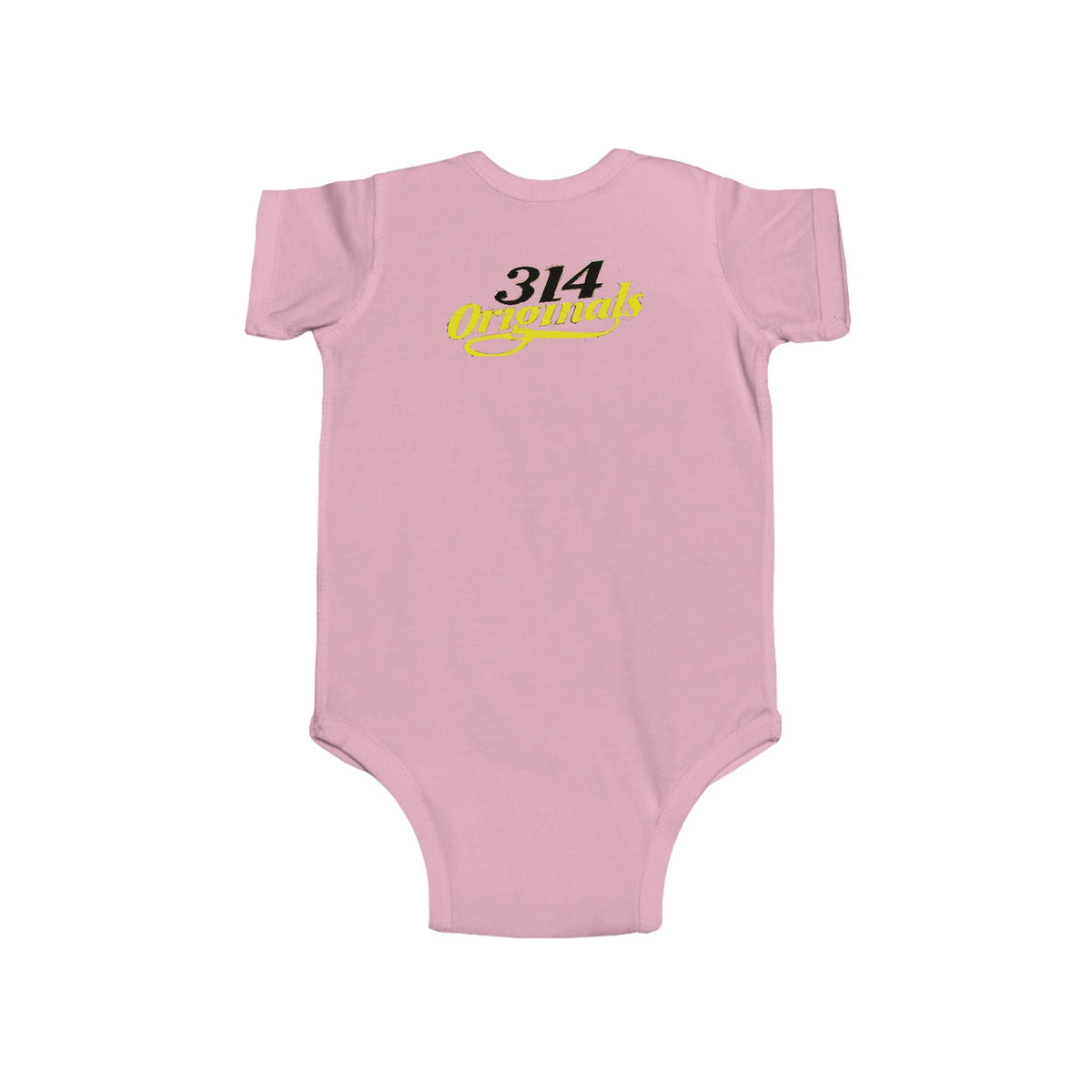 Baby Bodysuit – "Caution Cuteness Overload" Infant Onesie (314 Originals Back Logo) - 314 Originals