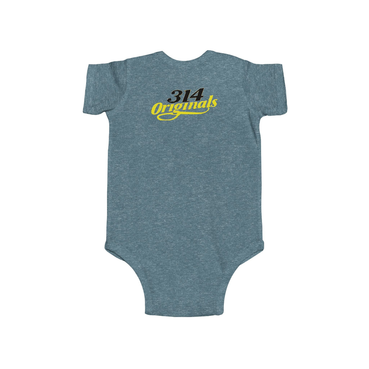 Baby Bodysuit – "Caution Cuteness Overload" Infant Onesie (314 Originals Back Logo) - 314 Originals