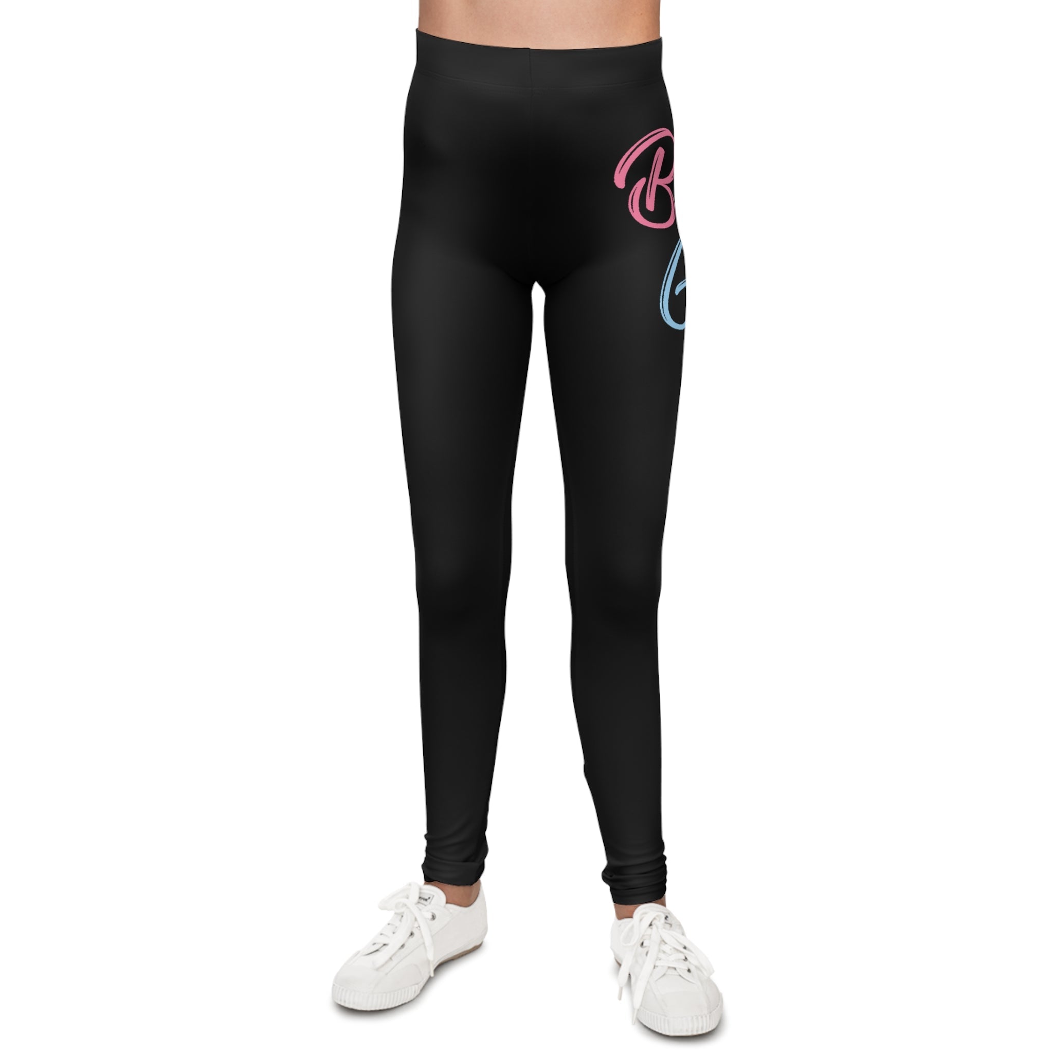 Baby Girl Pastel Script Kids' Printed Leggings - 314 Originals