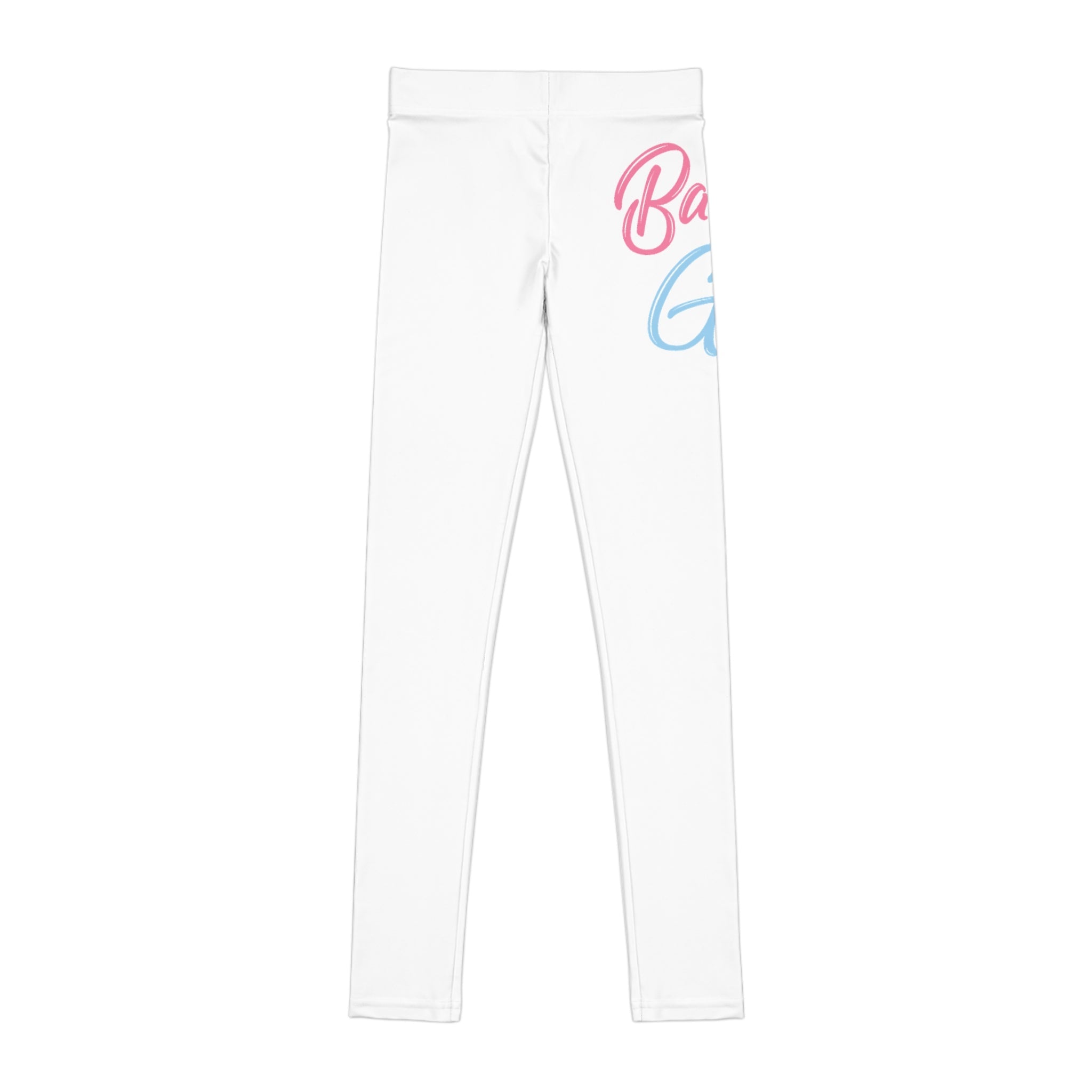Baby Girl Pastel Script Printed Leggings - 314 Originals