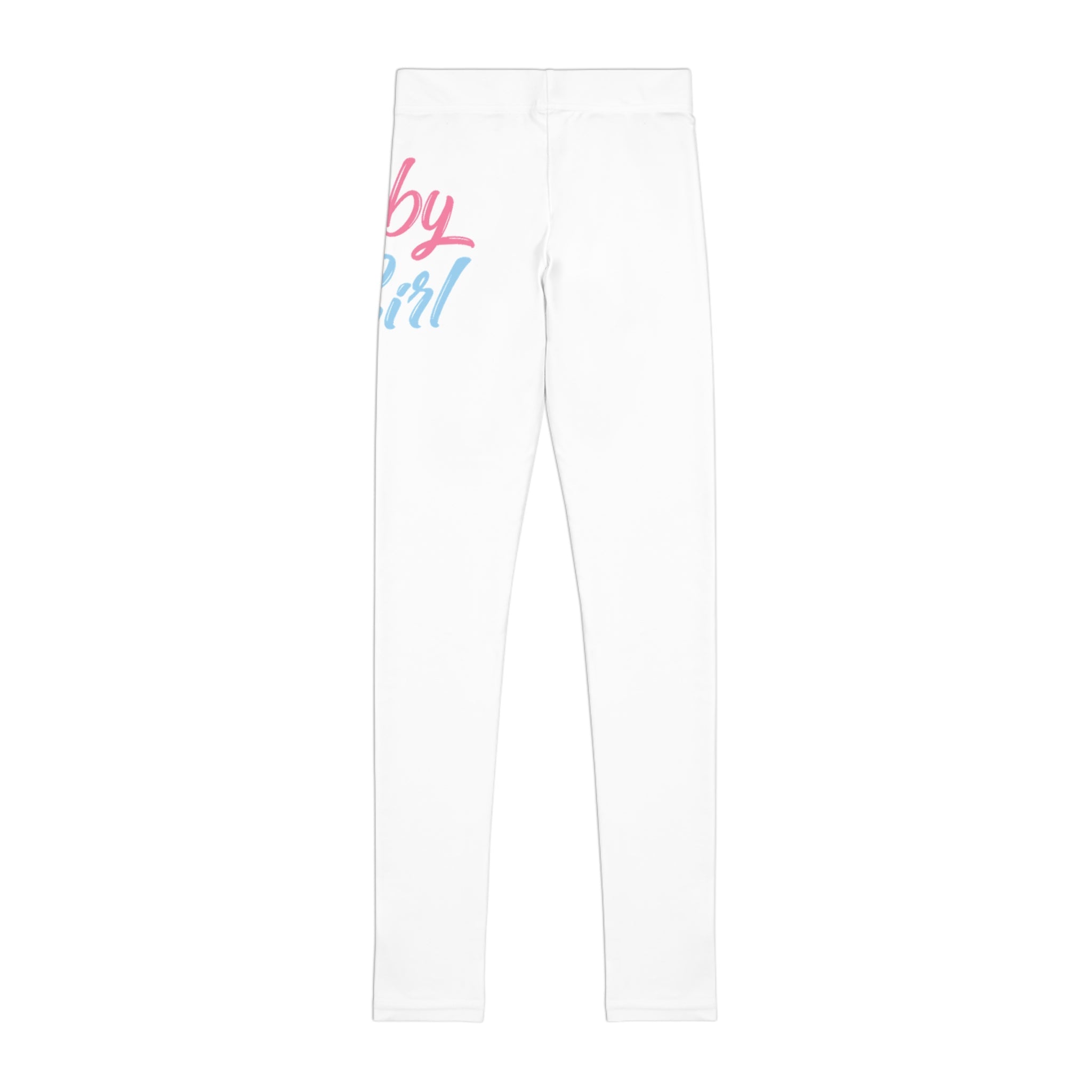 Baby Girl Pastel Script Printed Leggings - 314 Originals
