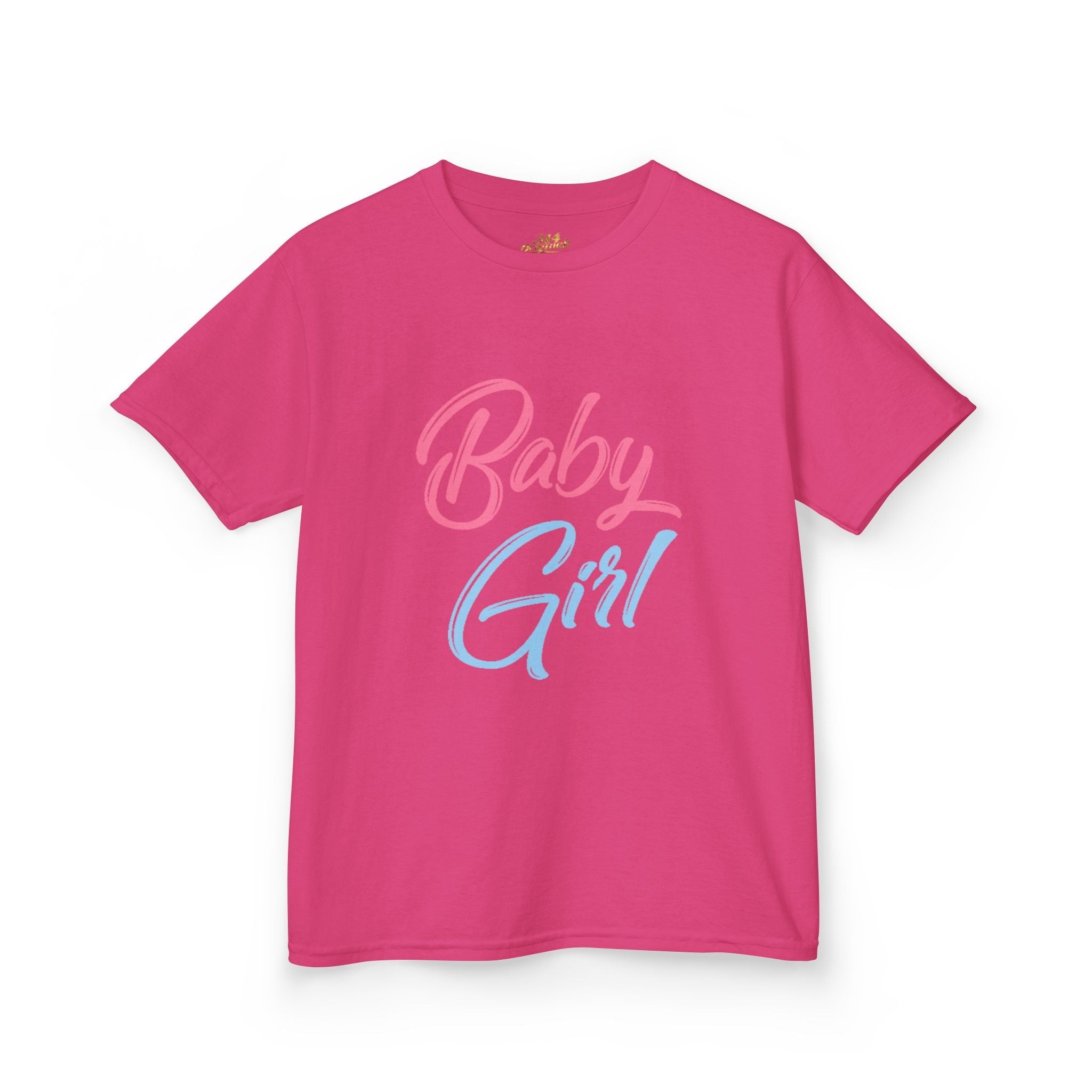 "Baby Girl" Pastel Script Shirt - 314 Originals